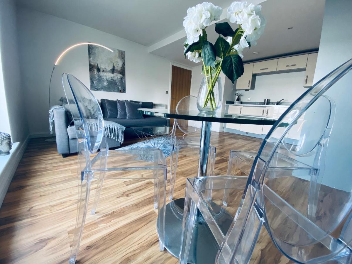 Penthouse Birmingham City View Bagian luar foto