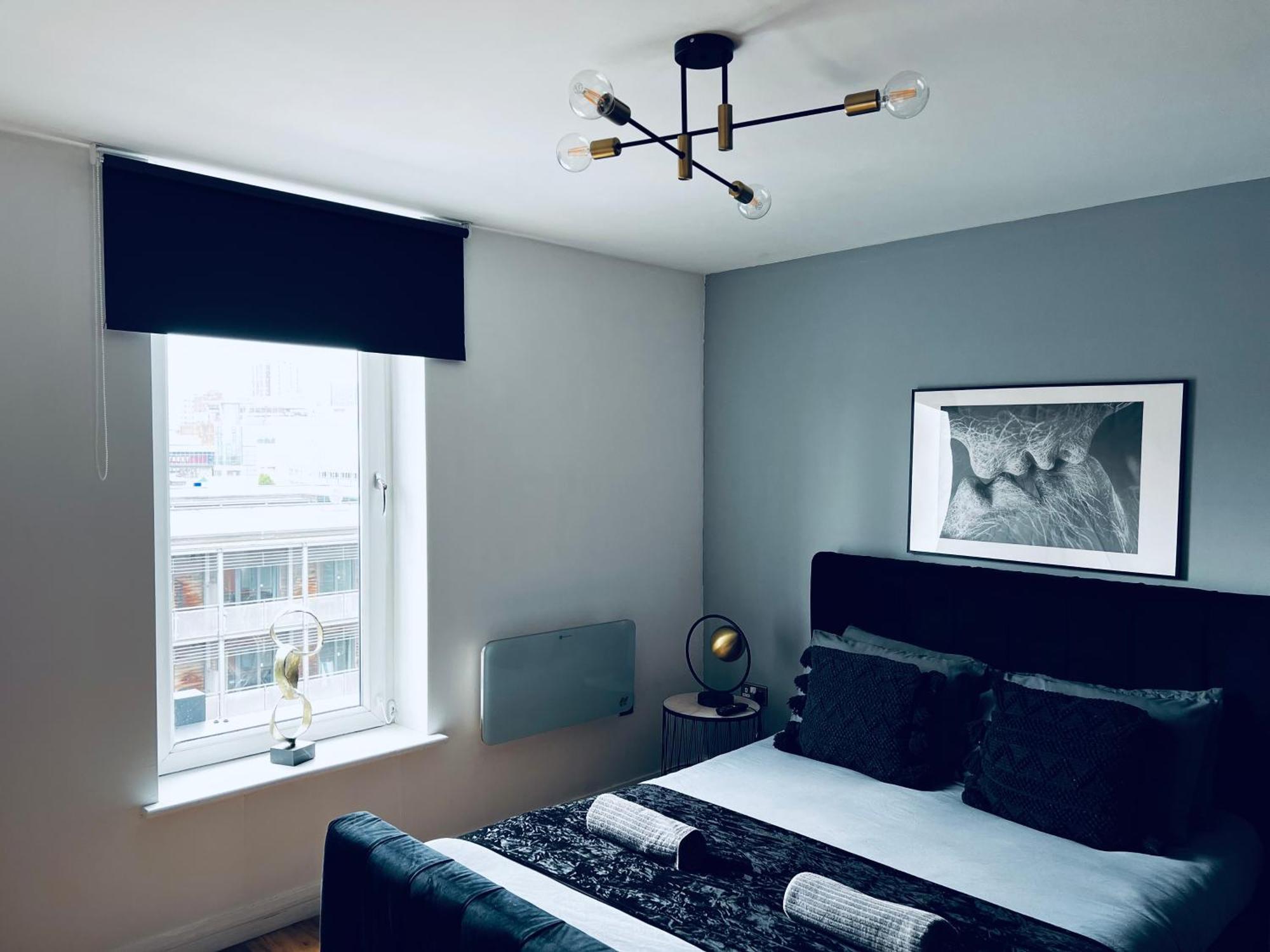 Penthouse Birmingham City View Bagian luar foto