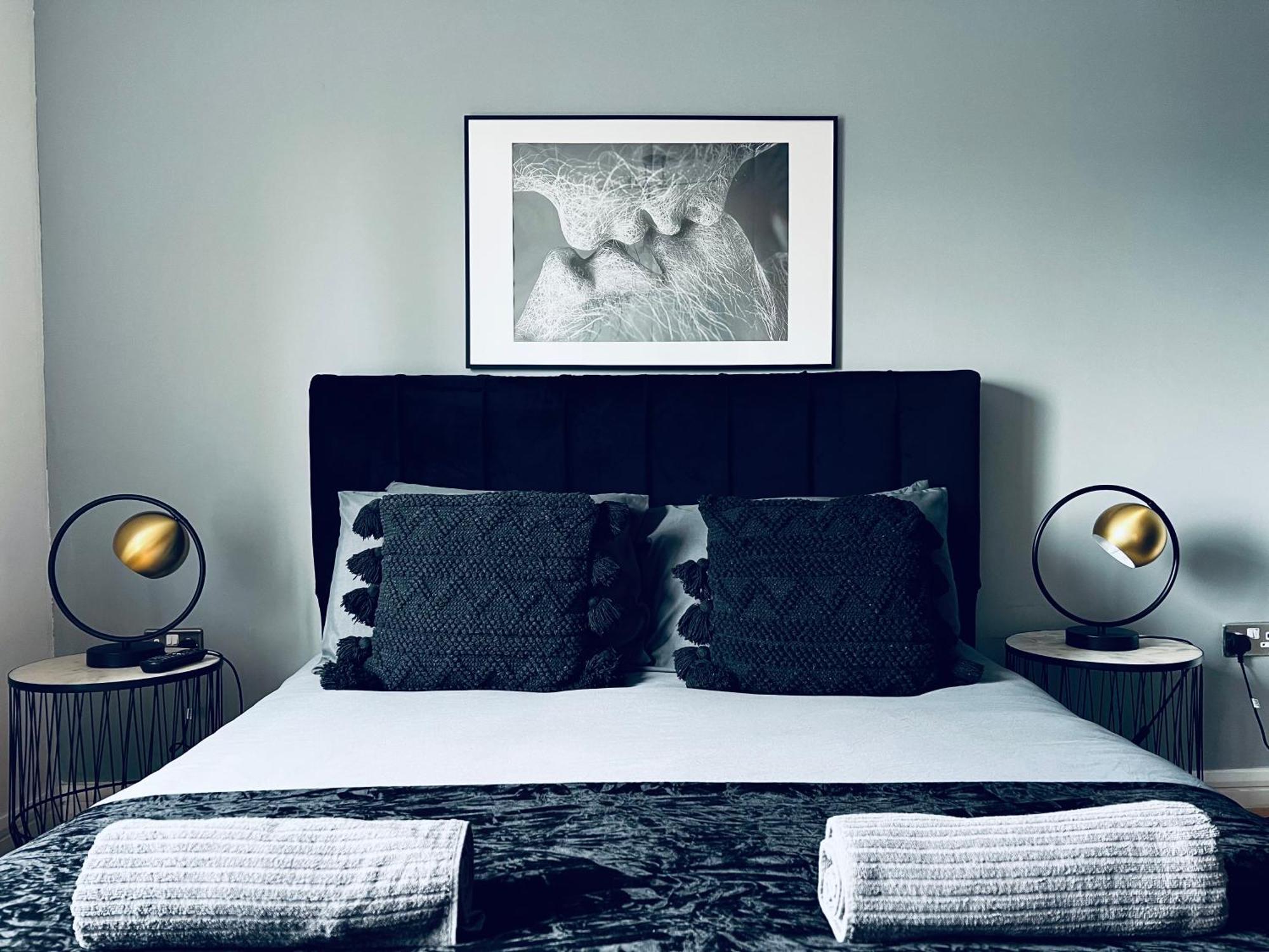 Penthouse Birmingham City View Bagian luar foto